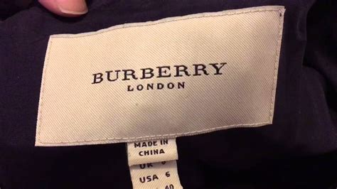 how to tell if a burberry dress is real